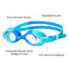 Детские очки для плавания HD Водонепроницаемые противотуманные гальванические очки Цветные линзы Очки Высококачественные регулируемые очки