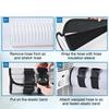 Insulated Portable Air Conditioner Hose Cover With Adjustable Straps Easy Installation Black Sleeve for Duct Vent