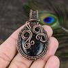 Nuummite Handmade Copper Wire Wrap Jewelry Pendant 2.29 H7d14