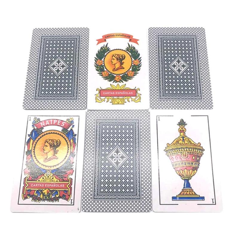 50 Cards Deck Spanish Playing Cards Magic Props Family Party Board Game Poker Cards