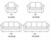 Couch Cover 3-Seater Sofa, Sofa Bed, Brown Velvet