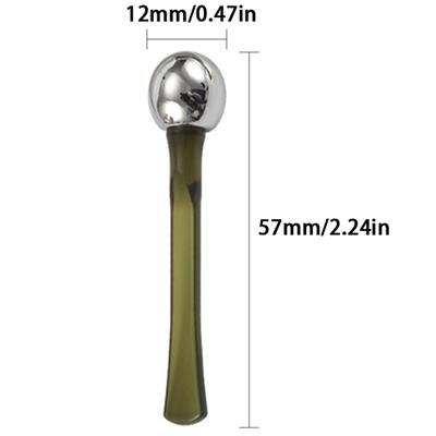 Ролик для глаз, массажная палочка, аппликатор для крема для глаз, косметический шпатель, против морщин, ложка для лица, золотой сплав, инструмент для ухода за тонкой кожей лица