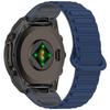 Two-Color Magnetic Quick-Release Silicone Watch Band for Garmin Fenix 8/7X/7S/6X/5S Plus