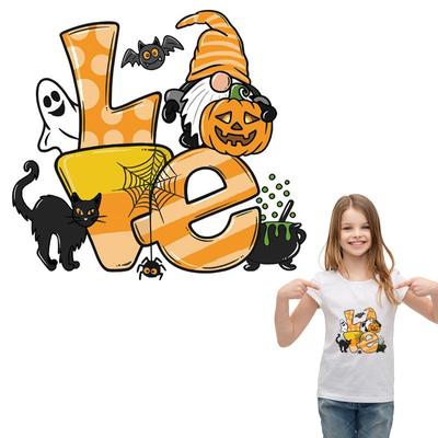 Праздничный подарок, наклейки, толстовки, термопресс, аппликация, джинсы, парчи, Ropa Diy, наклейки для одежды, тканевые нашивки, патч для Хэллоуина