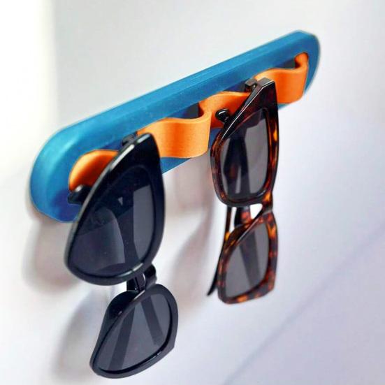 Настенный держатель для очков Самоклеящийся Компактный Органайзер для солнцезащитных очков Стойка-дисплей Вешалка Держатель для хранения нескольких очков