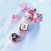7 шт./лот, многогранные игральные кости из смолы D&D D4 D6 D8 D10 D% D12 D20, многогранные игральные кости TRPG, настольные игры