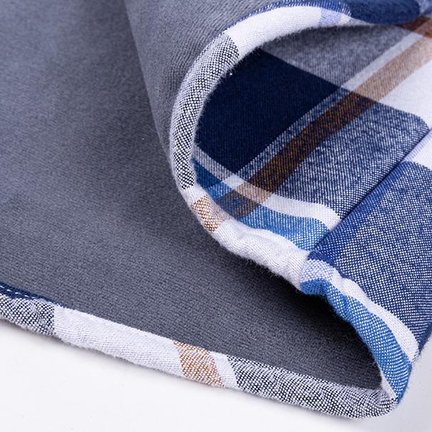 Мужские клетчатые рубашки с длинным рукавом, деловая повседневная мужская полосатая рубашка на зиму, теплый дизайн в клетку