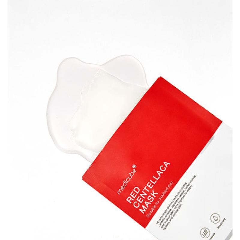 Medicube Red Centella Cica Mask, 25 g x 10 sheets