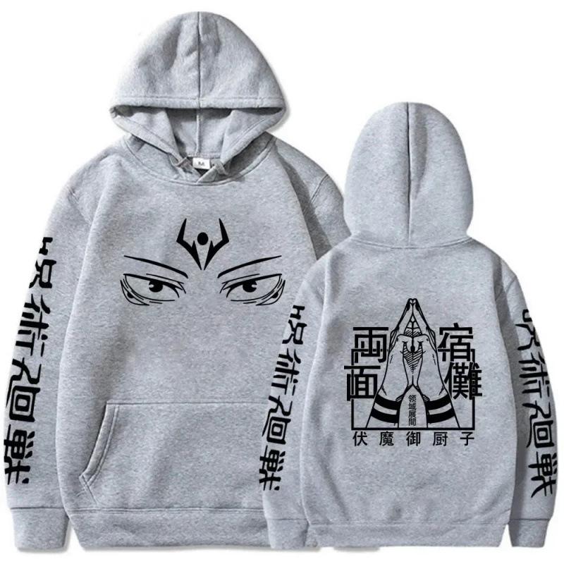 Anime Jujutsu Kaisen Hoodie Men Ryomen Sukuna