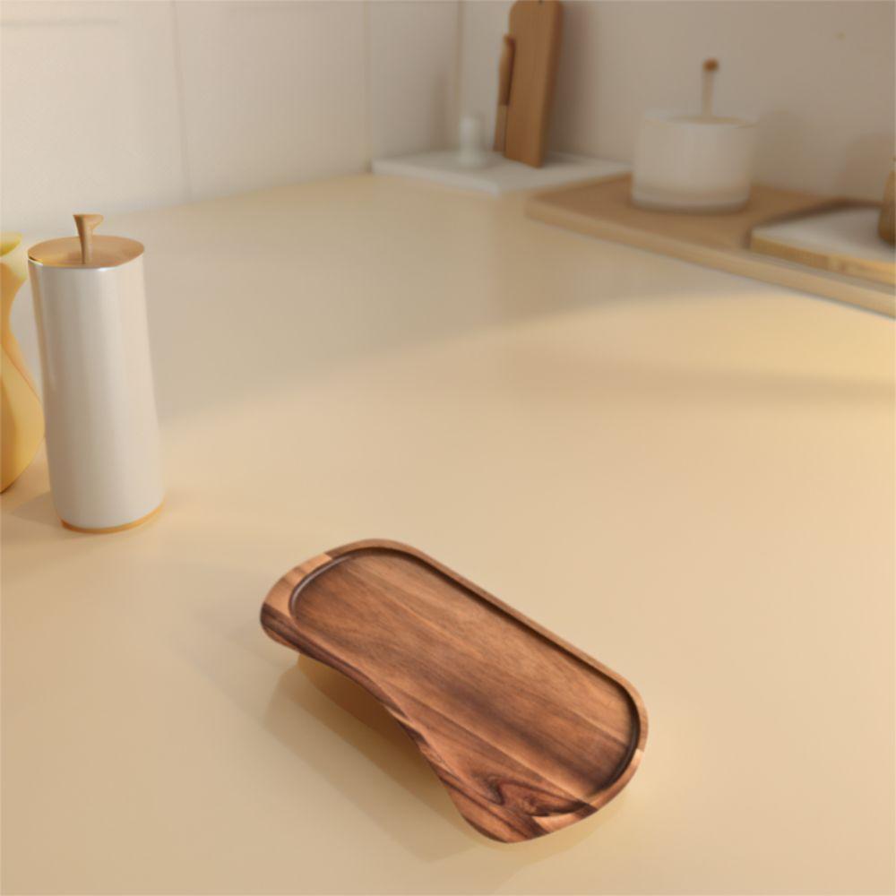 Изолированный деревянный поднос, доска для сыра в японском стиле, домашний декор, поднос для чая, гостиная