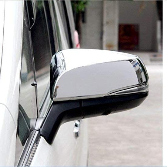 FUKUARE Door Mirror and Side Mirror Covers for Alphard 30 Vellfire 30 Series and Late and New RAV4 50 Series (Plated Finish) Series, (Early Models),