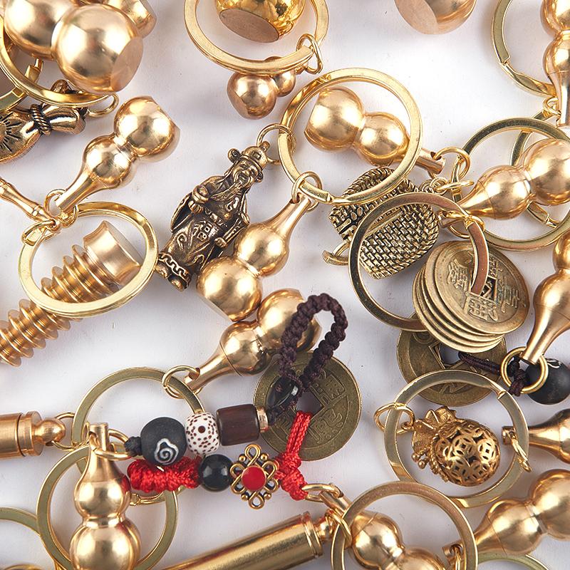 Традиционная китайская натуральная тыква по фен-шуй, латунь, психическое здоровье Wu Lou Wu Lu