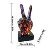 Graffiti Hand Gesture Ornament Art And Crafts Resin Gesture Statue Desktop Ring A Living Room Home Decoration