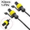 2x Oil Light Pressure Switch Connector 1pin Plug For Opel Vauxhall Astra Cascada Combo Corsa Insignia Meriva Mokka Vectra Zafira