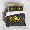3D Football Duvet Cover Soccer/ Football Digital Print Polyester Bedding Sets Child Kids Covers Boys Bed Linen Set For Teens