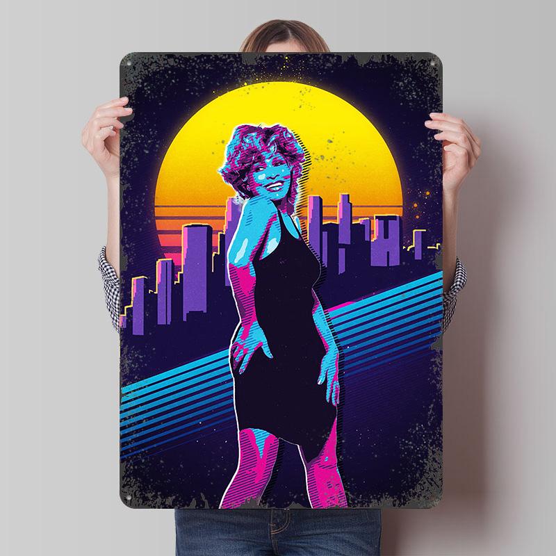 Tina Turner Retro Metal Poster Customized Wall Art Retro Vintage Tinplate Signs for Room Ornaments Decoration Garage Decorations