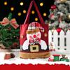 1PCS Christmas Gift Bags Handbags Tote Bags Candy Bags Snowman Bear Gift Bags Storage Bags Christmas Decoration