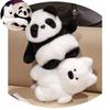 Adorable Reversible West Highland White Terrier Panda Plush Toy For Kids Birthday Gifts