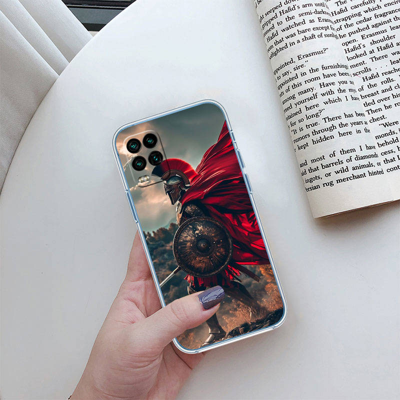 IR25 Spartan Warrior Phone Case for Motorola Edge 20 30 S30 40 50 Fusion Lite Plus Pro Neo Ultra One Power Action Macro Hyper Vision Zoom