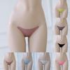Adjustable Waisted Thongs Briefs Ice Silk Lingerie Low-Rise