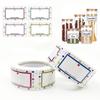 250Pcs/Roll Handwritten Kitchen Name Label Sticker Blank Seasoning Jar Label  Refrigerator