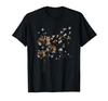 Chihuahua Flower Fly Dandelion Chihuahua Funny Dog Lover T-Shirt