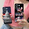 США Флаг Америки Матовый ТПУ Чехол для Мобильного Телефона для Xiaomi Redmi 15 14 13 12 A5 3 2 1 C Plus 4G 5G Цветной Печатный Чехол