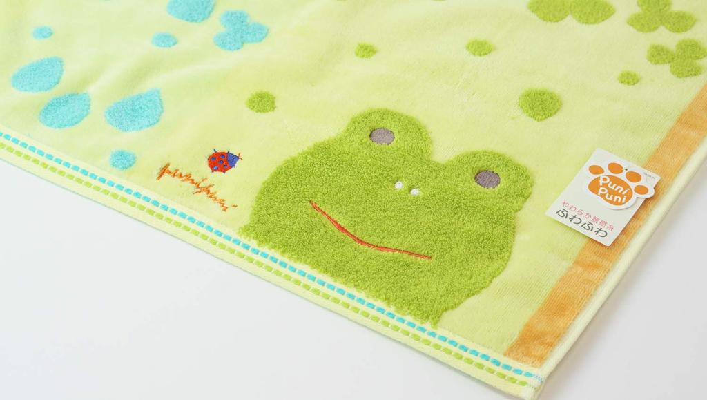 Uchino Bath Green 60 x 120 Mochi 9018B704 G Полотенце, Лягушка, Прибл.. см, Пуни,