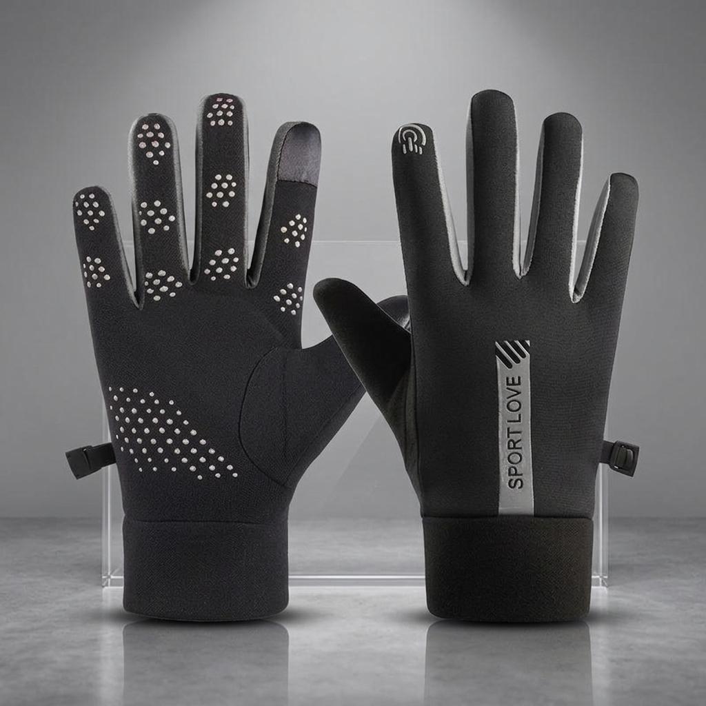 Winter Protection Gloves for Men and Women, Summer Thin Breathable Non-Slip Half Gloves for Fishing, Cycling