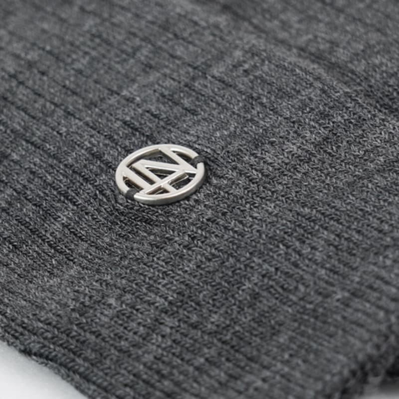 Носки до колена из смесовой шерсти нитина эмблема M/GY