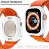 Полый силиконовый чехол, защитная пленка для экрана, защитная рамка для умных часов Apple Watch Ultra 49 мм