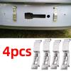 4pcs Rectangular Trailer Number Plate Clips Number Plate Frame Holder  Transportation