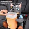 Корзина для мусора для собак 2 в 1, плюшевая собака, автомобильная коробка для салфеток, мусорное ведро, симпатичная креативная коробка для салфеток в виде животных для принадлежностей для автомобиля