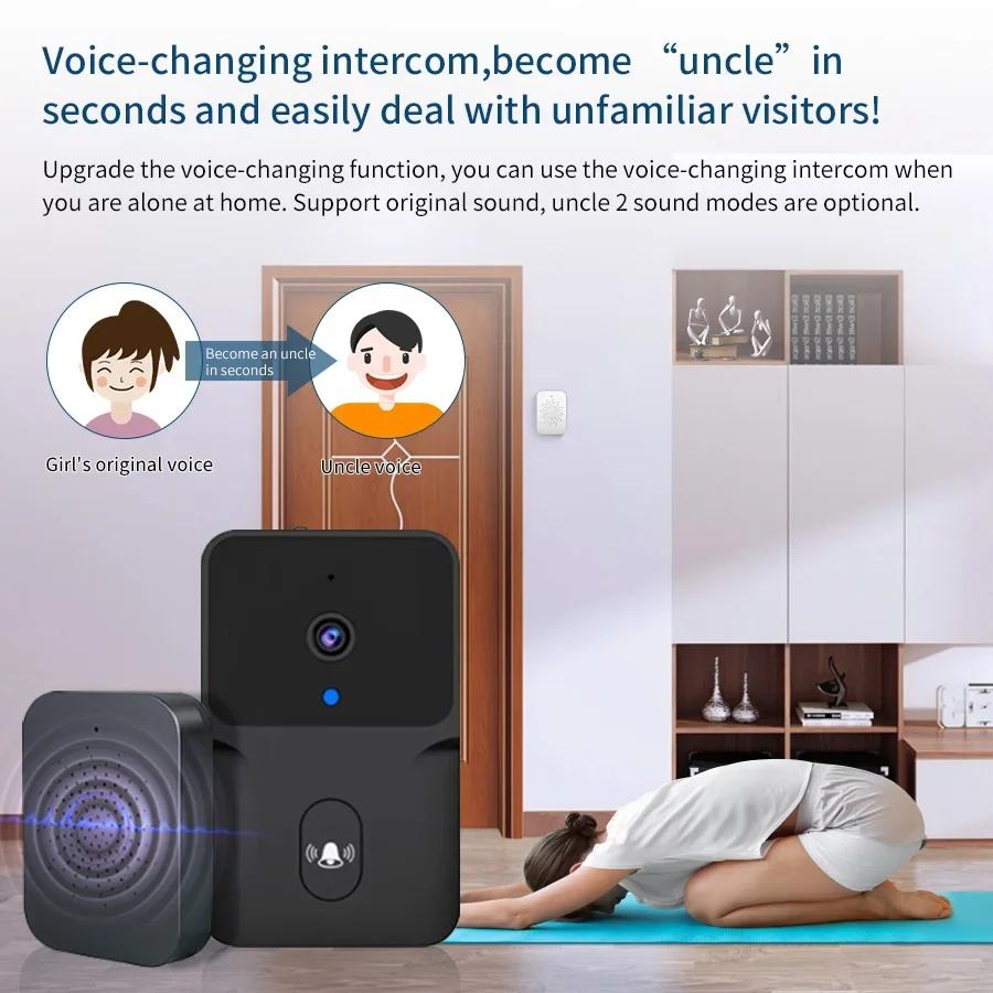 Tuya Smart WiFi Видеодомофон Беспроводной дверной звонок с камерой Интерком Умный домашний домофон с звонком безопасности Ding Dong для дома