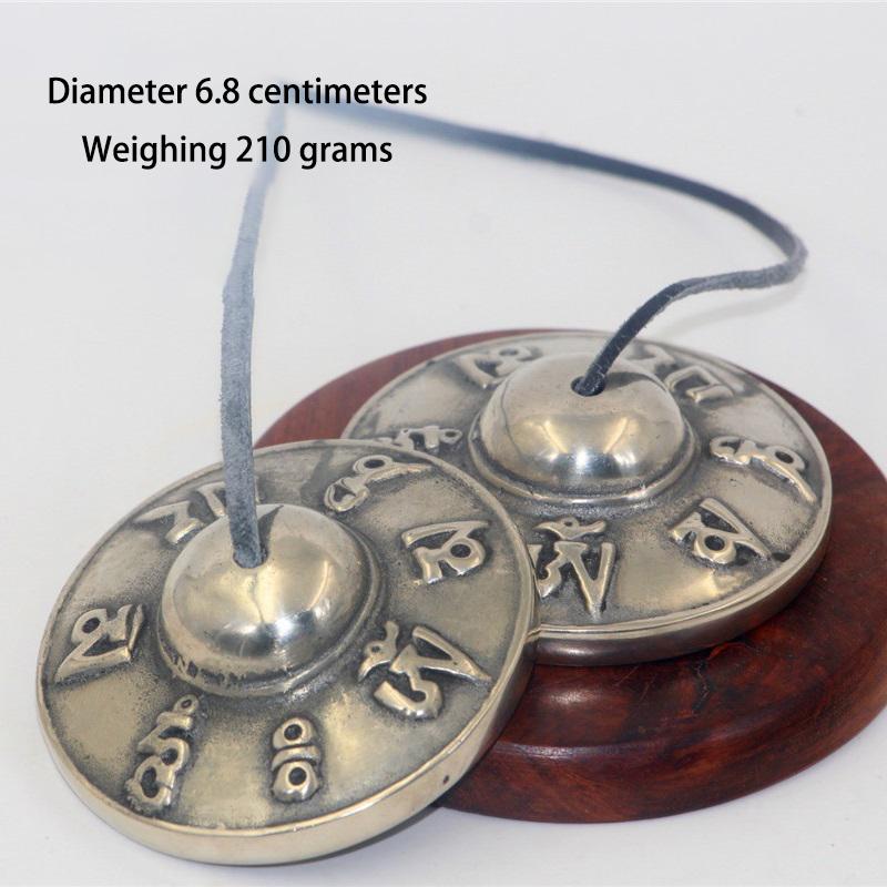 6.8cm Brass Chimes Bells Hand Orff Bells Music Instrument Taps Music Yoga Meditation Percussion Instrument