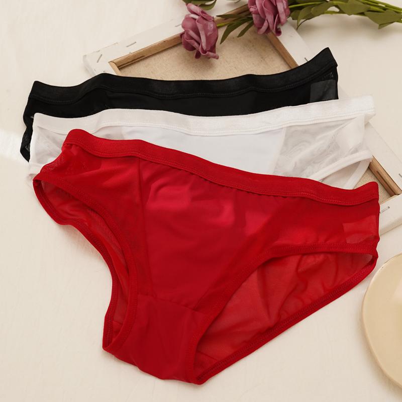 Women Sexy Panties Seamless Transparent Lingerie Female Briefs G-String Low Waist Ladies Lace Underwear Intimates Underpants