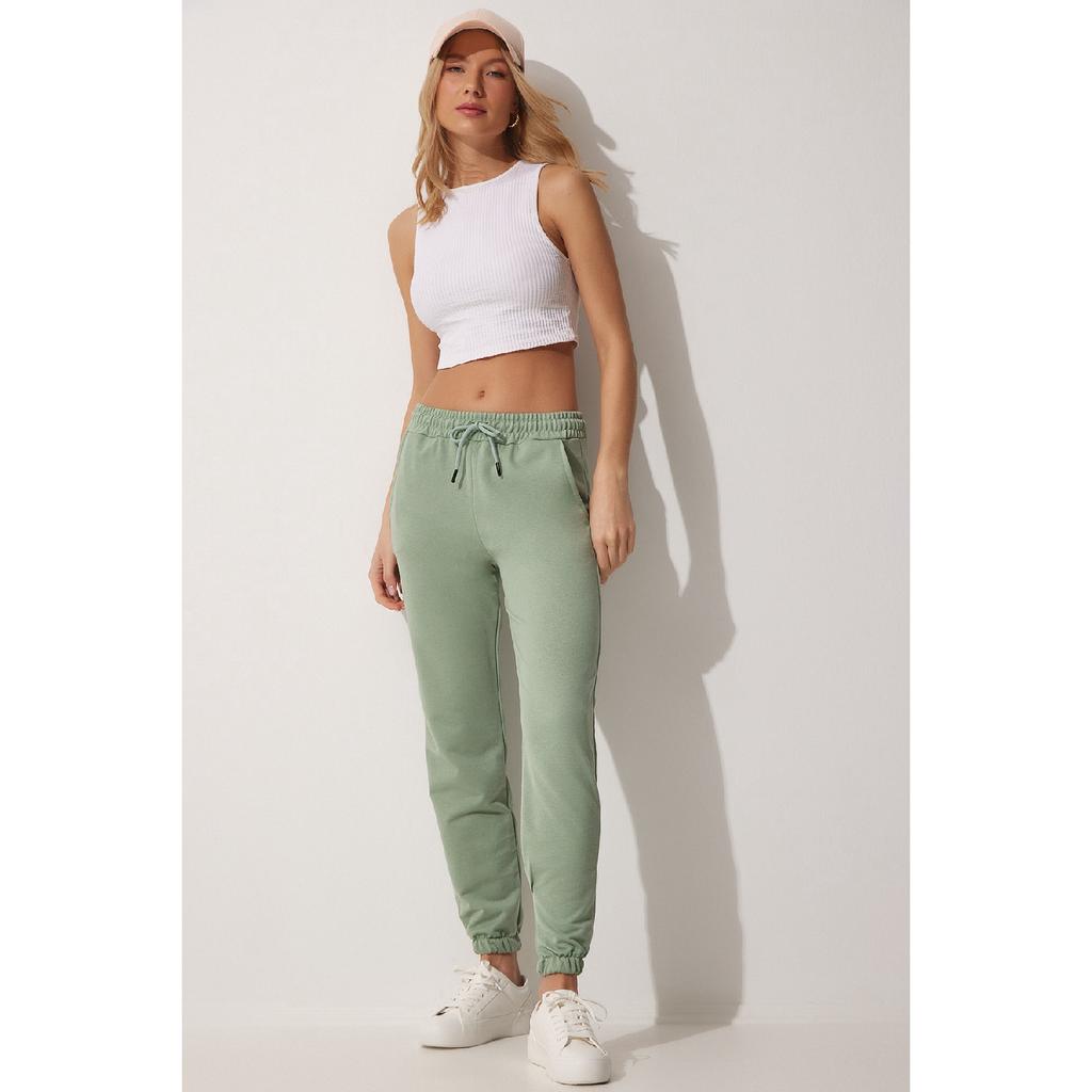 Women's Gray Pocket Sweatpants Cr00327