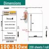 TENCODE Vertical Copper Plate Label Paper