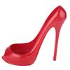 Novelty High Heel Shoe Wine Bottle Holder Storage Wine Rack Home Decor(Red)
