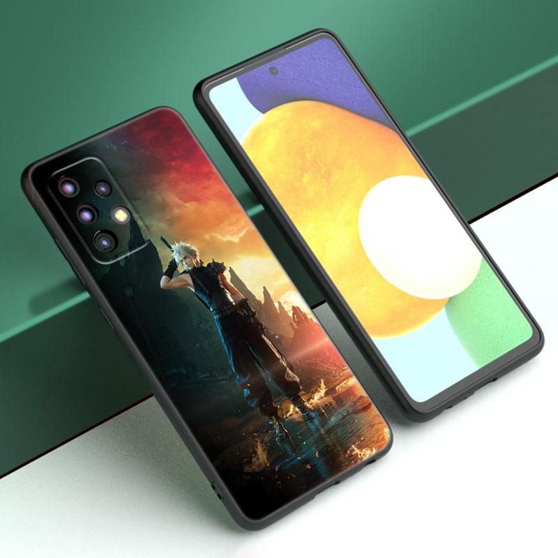 Игровой чехол для телефона Final Fantasy для Samsung A13 A22 A24 A32 A23 A25 A34 A35 A52S A53 A54 A55 A73 A12 A14 A15 A31 A33 A50 A51 A72