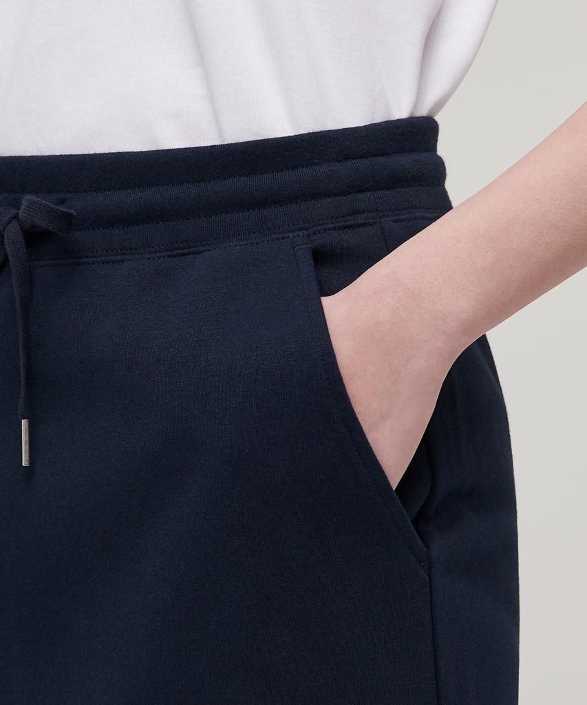 Musinsa Standard Woman Women'S Flat Terry Sweat Long Skirt [Navy]