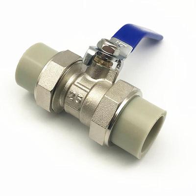 Шаровой кран OIMG PPR из нержавеющей стали с двойным соединением