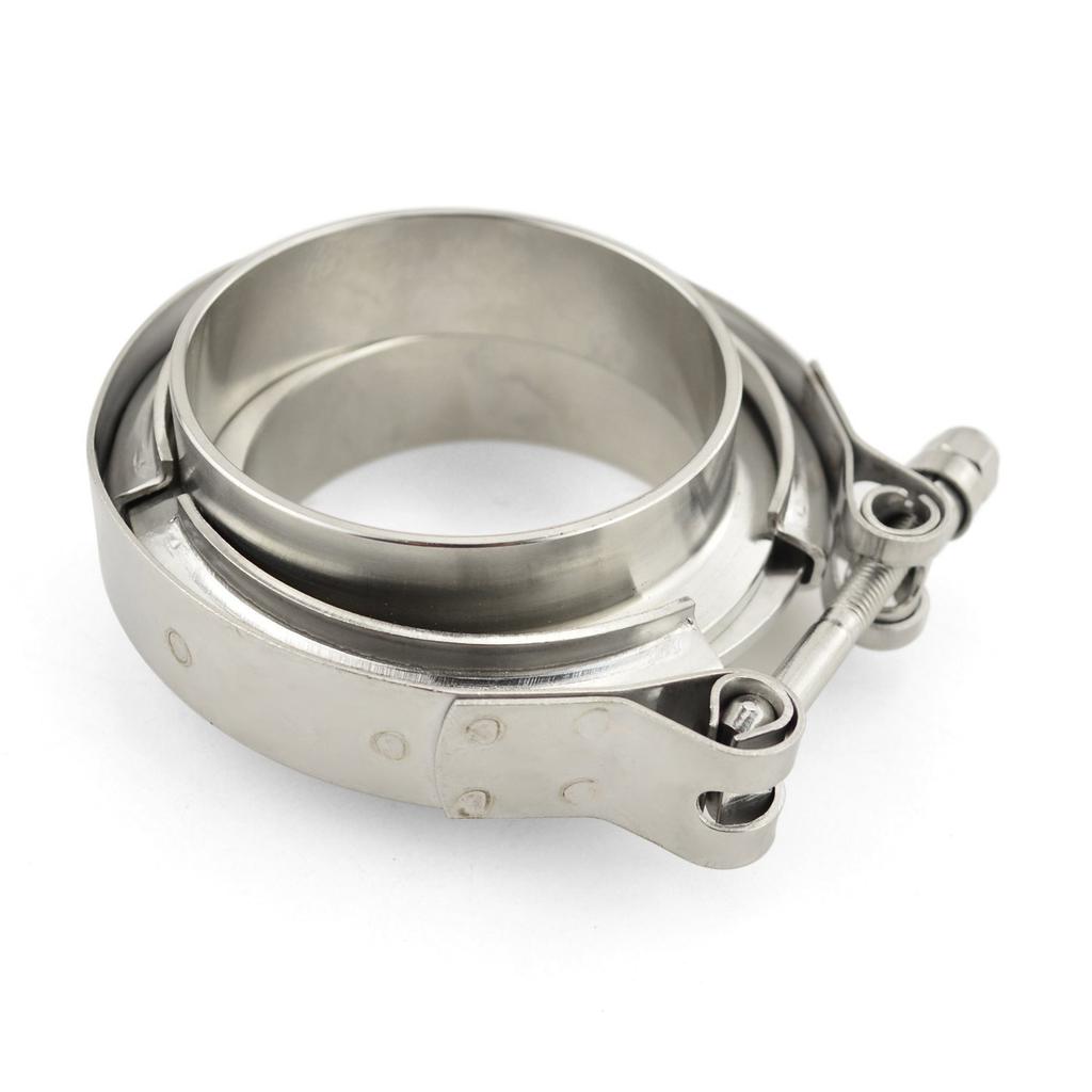 Универсальный улучшенный 2,5-дюймовый комплект V-образных хомутов для автозапчастей для турбокомпрессора, выхлопных трубТовар