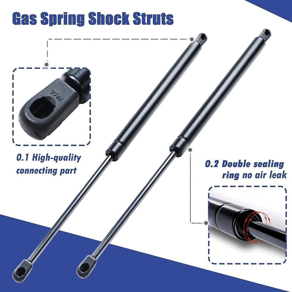 2Pcs Car Tailgate Gas Struts for Nissan Qashqai J11 2014-2019 53cm Rear Trunk Tailgate Lift Supports Shocks