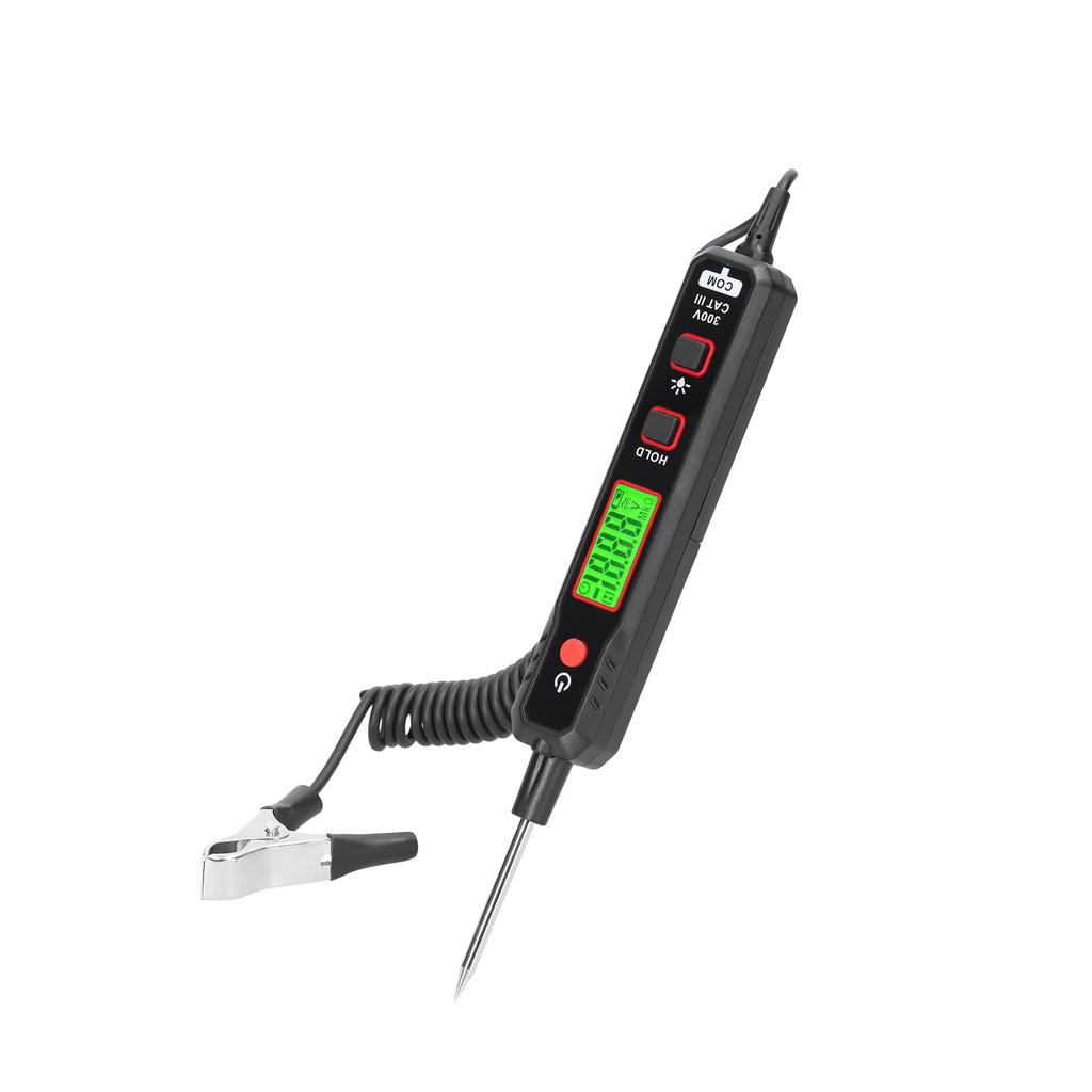 0,8-100 В автомобильный детектор напряжения ручка ЖК-дисплей с подсветкой фонарик чувствительность удержания данных