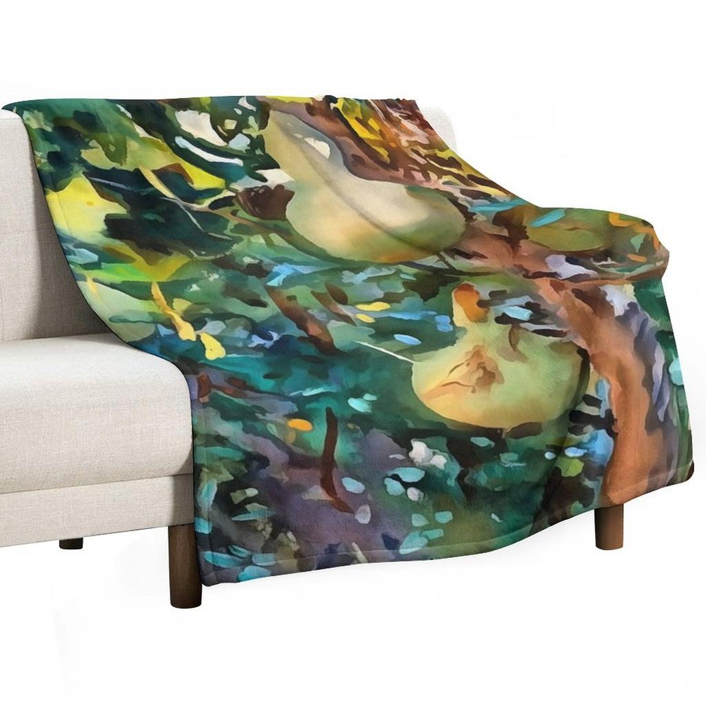 Gourds After John Singer Sargent Throw Blanket Cute Soft Designers Soft Plaid Blankets