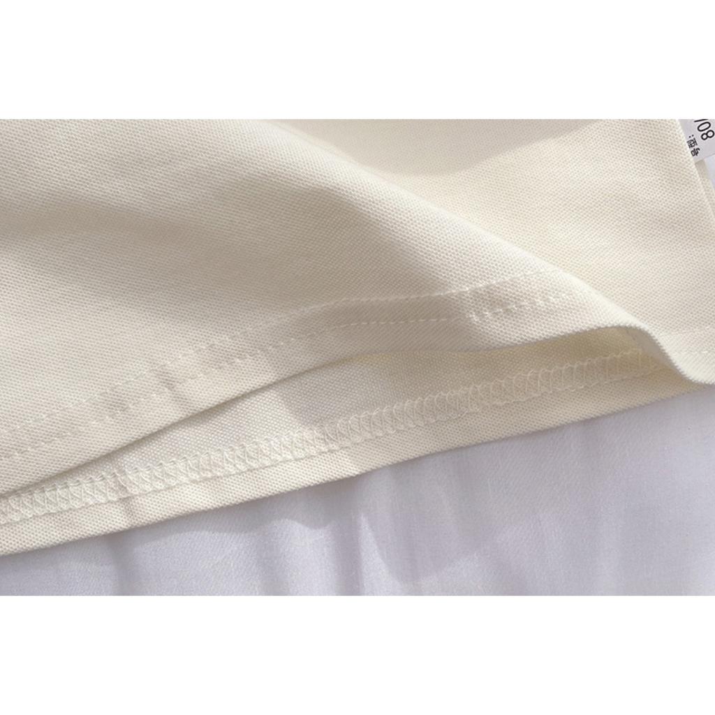 Classic Animal Baby Short Sleeved Set, Boys and Girls Short Sleeved T-shirt Set, Cartoon Bear Collar T-shirt Set