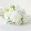 Beautiful Chrysanthemum Artificial Rose Flower Wedding Wreath DIY Silk Hydrangea Colorful Bridal Bouquet Wedding Arrangements