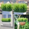 5Pcs Artificial Grass Realistic 7 Branch Simulation Artificial Grass Flower Arrangement for Home Decoration
