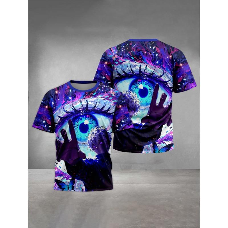 Jujutsu Kaisen Satoru Gojo Print Baby Clothing 5 To 14 Years Male Outdoor Clothes for Children Boy Girl Child T-Shirt Top Shirts